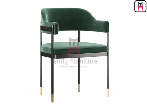 acheter Accoudoirs d'Upholatered de dos nu dinant la chaise avec des détails d'or online manufacture