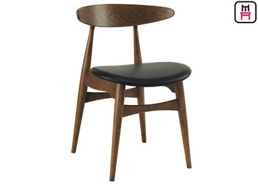 acheter le restaurant 0.35cbm en bois préside la chaise d'Ash Wood Leather Seater Armless online manufacture