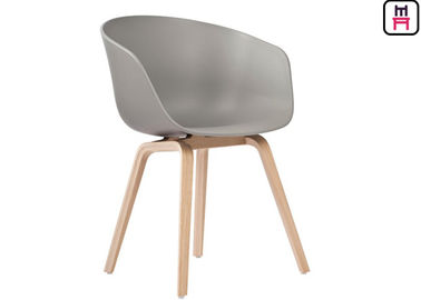acheter Chaises en plastique réutilisées de restaurant avec la chaise de bureau moderne d'oeufs de cadre en bois de pp d'accoudoir online manufacture