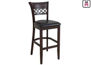 acheter Tabourets de bar discordants d'approvisionnement de restaurant de sièges de cuir, tabourets de bar traditionnels en bois de chêne online manufacture