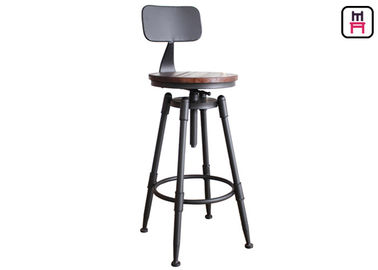 acheter Tracez la chaise réglable de barre de sièges en bois/cuir de tabourets de bar de Restsaurant en métal de style online manufacture