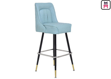acheter Tabourets de bar de Deco de bouton en cuir de luxe hauts, tabourets de compteur d'approvisionnement de restaurant en bois solide online manufacture
