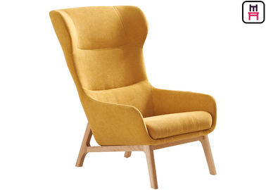 acheter Chaise de lecture confortable en bois solide, chaises confortables de salon de tigre de tissu de bras online manufacture