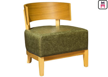 acheter Chaise simple sans bras confortable de sofa avec les sièges en cuir dodus en bois solide online manufacture