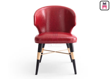 acheter Nouvel chaises en cuir de restaurant de cadre tapissées en métal d'étoile du luxe cinq par hôtel avec les pieds croisés d'or online manufacture