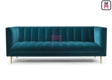 acheter Allocation des places de banc de cabine de restaurant d'hôtel avec le bras tapissé de velours et la jambe en acier de Chrome online manufacture