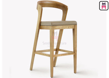 acheter Tabourets de bar de restaurant en bois solide, volume en cuir des tabourets de bar 0.4cbm de dos de haute online manufacture