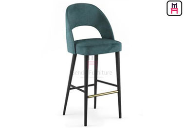 acheter Matériel en bois de velours de restaurant de dos nu de luxe de tabourets de bar pour la maison online manufacture