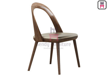 acheter Bois de cendre de tissu tapissé par dossier cintré par chaises sans bras de salle à manger de restaurant online manufacture