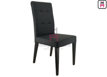 acheter Le similicuir de style urbain de noir de cadre en métal a capitonné la chaise dinante sans bras online manufacture