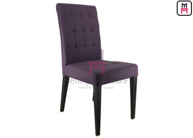 acheter Chaises en cuir de cuisine tapissées par pourpre en métal avec piquer carré de modèle online manufacture