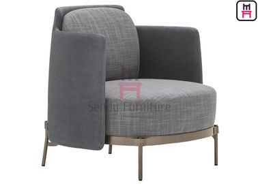 acheter Chaise de sofa tapissée par tissu moderne de siège unique avec des jambes d'acier inoxydable online manufacture