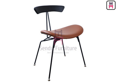 acheter Le restaurant industriel en métal de style préside des fils de cuir de Brown dans le rétro regard de grenier online manufacture