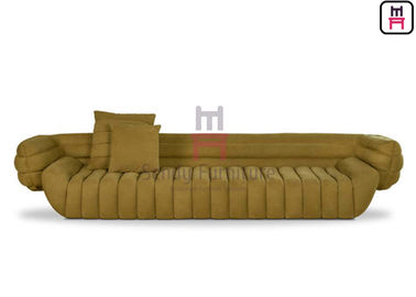 acheter Cadre réglé en bois solide de bras de Baxter de sofa en cuir tactile de restaurant avec le coussin dodu online manufacture