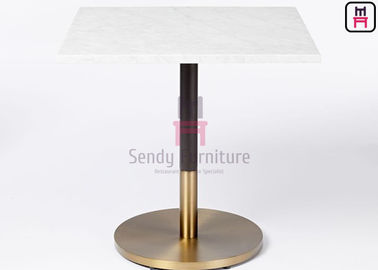 acheter Marbre carré de contrat rencontrant la matière première de Dinning de Tableau de double fer en bois de couleur online manufacture