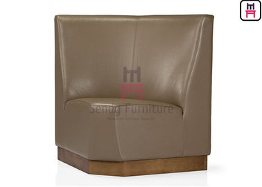 acheter Cadre en bois de sofa faisant le coin tapissé par cuir d'unité centrale de couleur de Brown aucune installation online manufacture