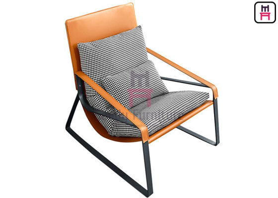 acheter Bronzé garnissez en cuir la taille 0.7cbm Sofa Chair Headrest simple de 42cm online manufacture