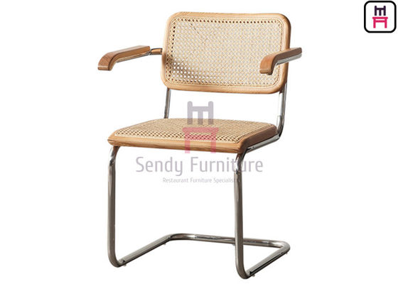 acheter 0.44cbm chaise dinante en porte-à-faux en bois SS201 avec le dossier de Canework online manufacture