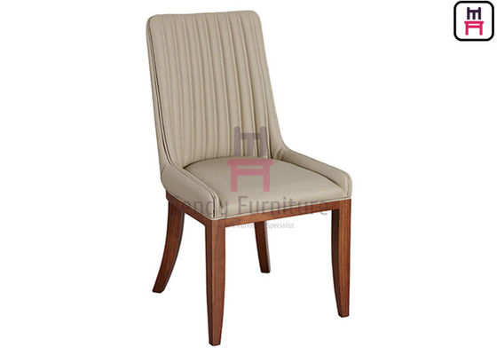 acheter le restaurant en bois en cuir tufté de largeur de 50cm préside le dos 0.4cbm élevé online manufacture