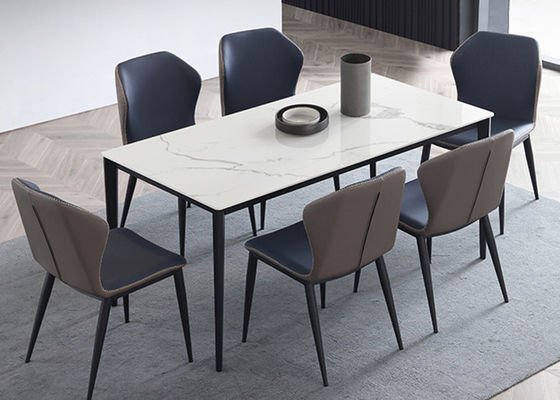 acheter Dessus en pierre rectangulaire de dalle d'OEM de table de salle à manger d'ODM 120x70x75cm online manufacture