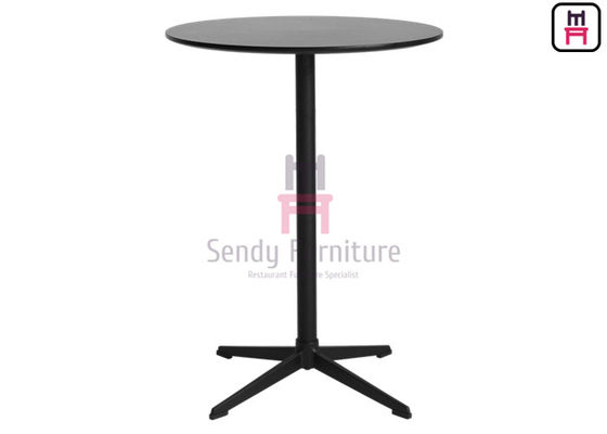 acheter Tableau de forme de rond de 2ft HDF haut avec la base en aluminium de 4 étoiles/tube en acier online manufacture