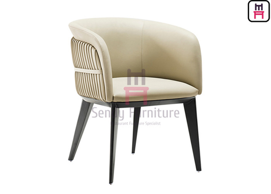 acheter Le restaurant en bois en cuir orné préside la tapisserie d'ameublement capitonnée H77cm online manufacture