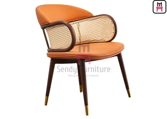 acheter Le dossier de Canework de rotin a tapissé diner la chaise 0.38cbm online manufacture