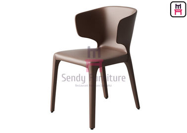 Cuir de style contemporain dinant des chaises avec Brown/noir/couleur grise