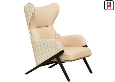 Couleur faite sur commande de chaise simple en cuir de luxe de sofa haute - arrière pour le lobby et le Hall d'hôtel