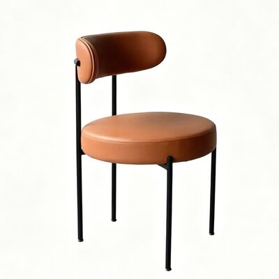 IM-215 Chaise de restaurant en métal | Chaise de salle à manger rembourrée personnalisable
