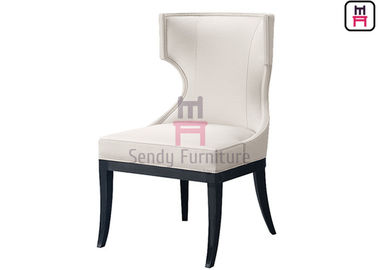 Chaise dinante commerciale tapissée par cuir durable de cadre en métal