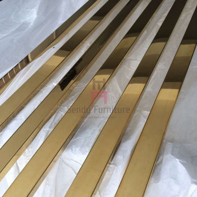 Palette de couleurs de galvanoplastie balayée solides solubles de meubles d'or 2.7m