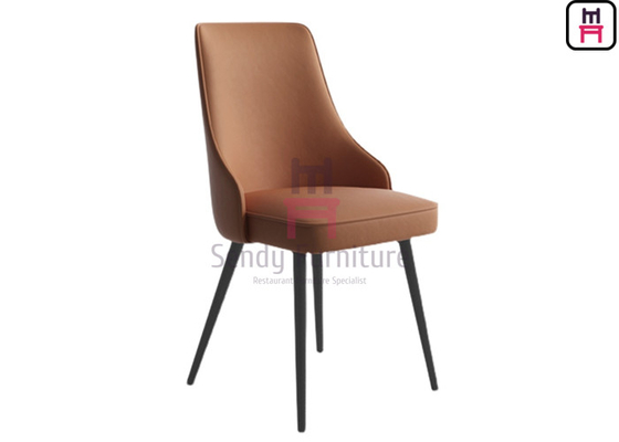 La jambe en métal a tapissé l'épaisseur dinante en cuir du contreplaqué 1.5mm en métal de chaise