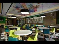 Chaises en cuir noires en bois sans bras de cuisine, chaises légères élégantes de salle à manger en bois