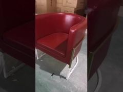 Le velours a tapissé le restaurant 0.42cbm lombo-sacré dinant la chaise