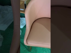 Aucun restaurant pliable d'hôtel ne préside le style moderne confortable de cadre d'acier inoxydable