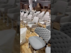 La salle à manger ornée de restaurant en cuir préside la pièce de VIP au-dessus de la taille Shell Shape Backrest
