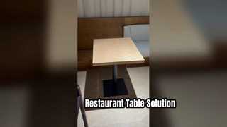 Table à manger en mélamine durable pour les restaurants